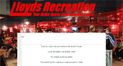 Desktop Screenshot of lloydsrollerrink.com