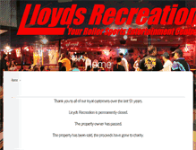 Tablet Screenshot of lloydsrollerrink.com